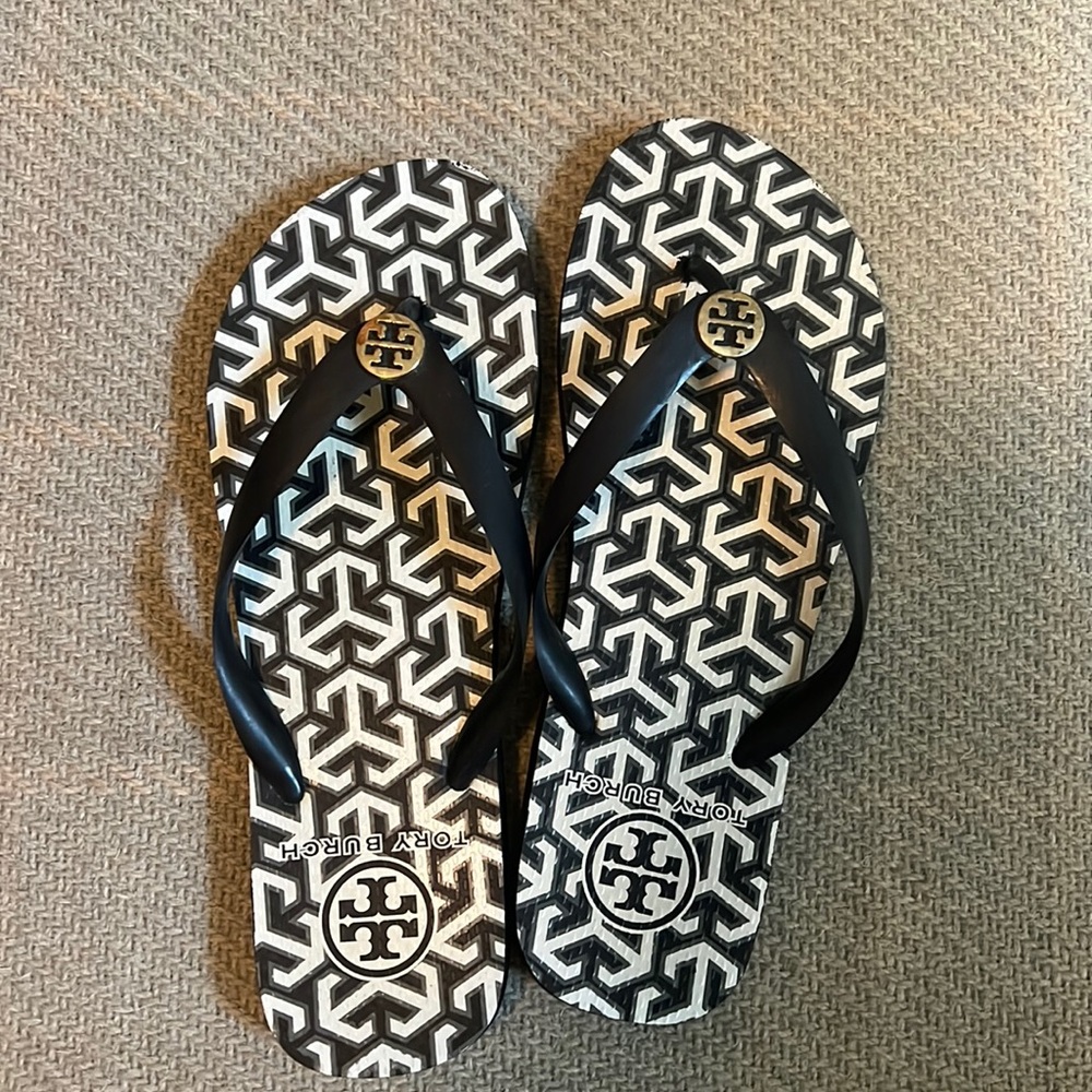 Tory Burch flip flops size 8.5